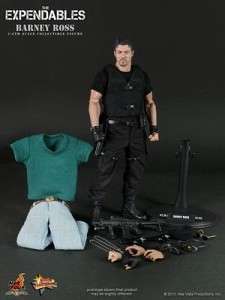 12 HOTTOYS EXPENDABLES BARNEY ROSS STALLONE FIGURE  