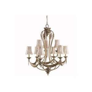   1026 Chandelier 9 Light Incandescent Parisian