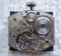 Rare Gruen Veri Thin 21 jewel 1950s vintage watch caliber 335 black 