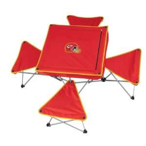   City Chiefs NFL Intergrated Table with Stools: Sports & Outdoors
