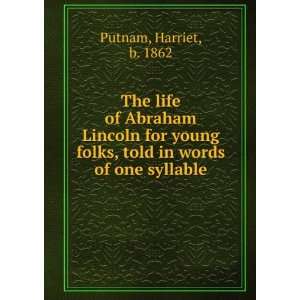   for young folks, told in words of one syllable, Harriet Putnam Books