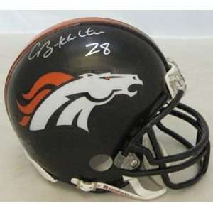  Correll Buckhalter Autographed/Hand Signed Denver Broncos 