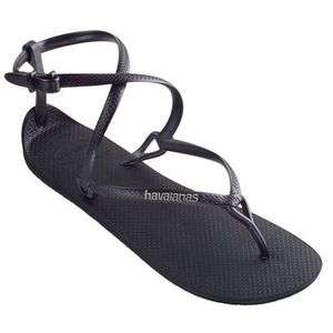NEW HAVAIANAS 2012 GRACE BLACK   ALL SIZES  