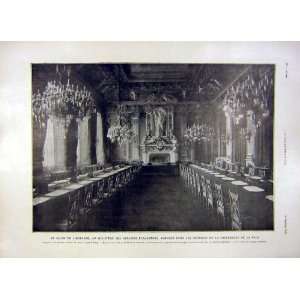  Horloge Peace Conference Orsay Building Print 1919
