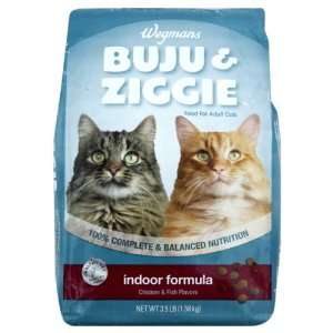 Wgmns Buju & Ziggie Food for Adult Cats, Indoor Formula,3.5 Lb, (Pack 