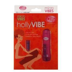  Holly Massager Micro Bullet, Purple, 10 Function 