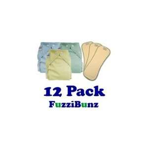  Perfect Size Cloth Diapers with Joey Bunz Inserts 12 Pack: Baby