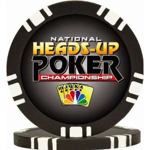  NBC National Heads Up Poker Championship Chip Set   100 