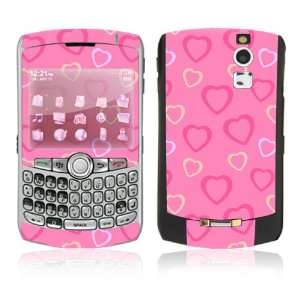   Curve 8350i Skin Decal Sticker   Pink Hearts: Everything Else