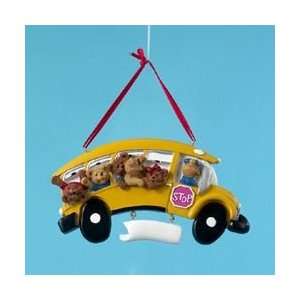  Club Pack of 12 School Bus Christmas Ornaments for 