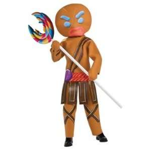  Shrek Childs Costume And Mask, Gingerbread Man Warrior 
