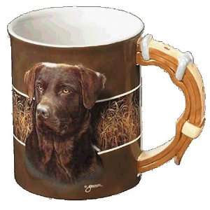  Sculpted Chocolate Labrador Mug 