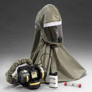 3M Breathe Easy Butyl Rubber Hood Powered Air Purifying Respirator 
