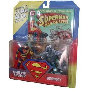   Superman and Doomsday Plus Bonus Exclusive DC Comic Book Toys & Games