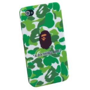    Monkey Pattern Hard Case For Apple iPhone 4G green: Electronics