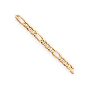   Figaro Chain Necklace   20 Inch   Lobster Claw   JewelryWeb: Jewelry