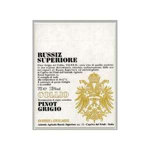  2009 Russiz Superiore Collio Pinot Grigio DOC 750ml 
