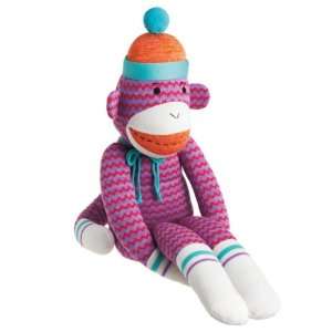   Cuddly Plush Sock Monkey Stuffed Animal:  Home & Kitchen