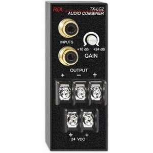  RDL TX LC2 Audio Combiner Mix 2 Unbalanced Audio Signals 
