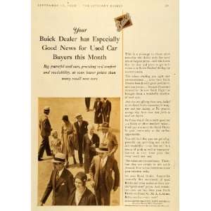   Buick Dealer Used Cars Buyers Auto   Original Print Ad