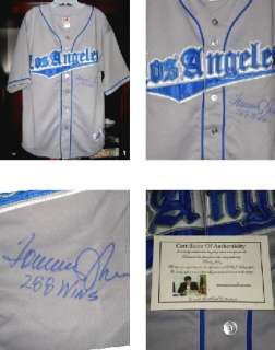 LOT OF (8) BROOKLYN / LOS ANGELES DODGERS AUTOGRAPHED JERSEYS!