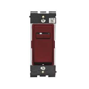   Single Pole, 3 way or more Applications, 600W 120VAC, in Deep Garnet