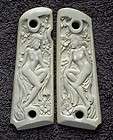 776 Colt 1911 IP Grips Carved Twin Ladies! VERY NICE!