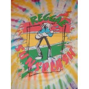  Reggae Sunsplash Tour Large 1990 Tye Dye T Shirt 