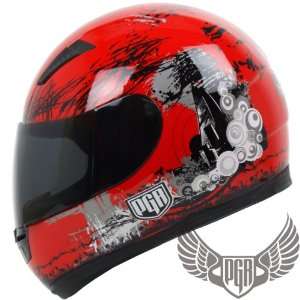  PGR 002 Full Face Motorcycle Helmet DOT Approved (Large 