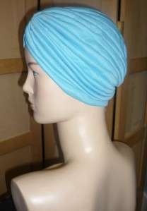 ONE TURBAN WRAP STYLE HAT 7 colours to CHOOSE FROM  