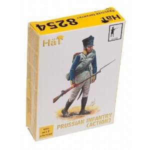    Napoleonic Prussian Infantry Action (40) 1/72 Hat Toys & Games