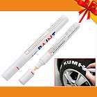 Universal White Permanent Paint Car Tyre Marker Pen #