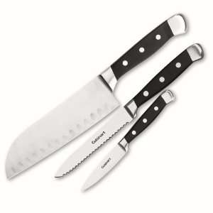 Cuisinart 3 Piece Knife Set in Hanging Gift Box:  Kitchen 
