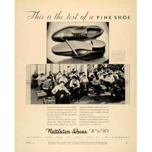 1932 Ad Nettleton Shoes Algonquin Men Apparel Fashion   Original Print 
