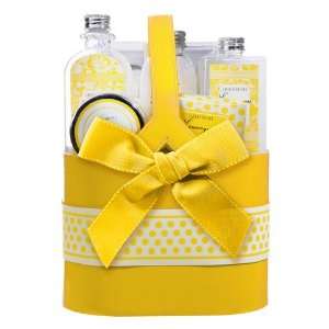  UPTOWN SPA TOTE Lemongrass gift basket set Health 