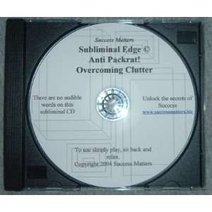    Anti Packrat Overcoming Clutter Subliminal CD 