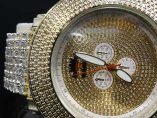 Techno Royal 5Row Bezel Diamond Watch+7 Row Custom Band  
