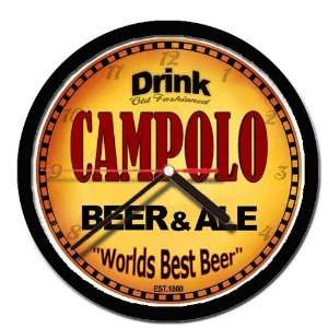  CAMPOLO beer and ale cerveza wall clock: Everything Else