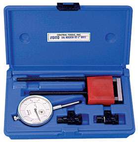 Central Tools Dial Indicator w/ Magnetic Base 0 1  