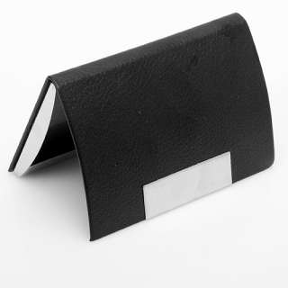 Leather Magnetic Business Credit name Card Case Holder  