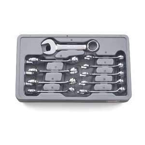   10 Piece Metric Stubby Combination Wrench Set: Home Improvement