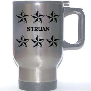  Personal Name Gift   STRUAN Stainless Steel Mug (black 