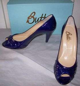 Butter shoes Chara patent leather Navy size 10 NIB  