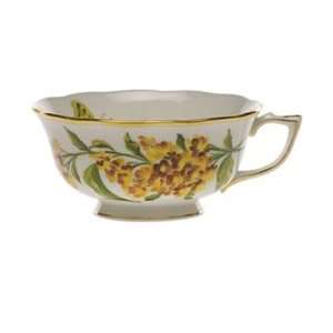   Herend American Wildflowers Butterfly Weed Tea Cup: Kitchen & Dining