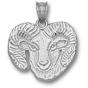  Colorado State University Detailed Ram Pendant (Silver 