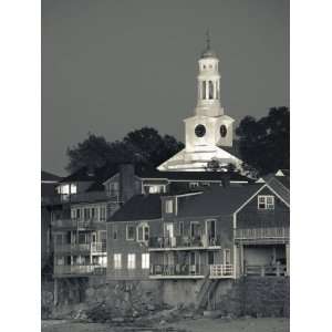  Massachusetts, Cape Ann, Rockport, Town View from Front Beach 