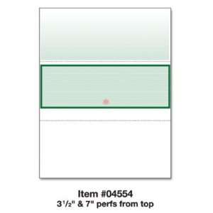   Check, Forest Green, 500 per Ream(sold in packs of 3): Office Products
