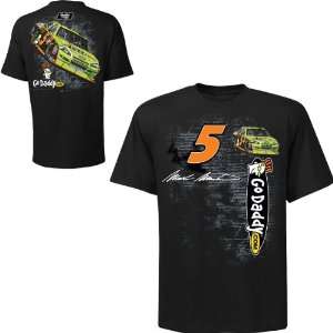   Collection Mark Martin Back Straightaway T Shirt: Sports & Outdoors