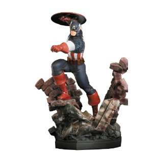   Designs Captain America Painted Statue (Action Version): Toys & Games