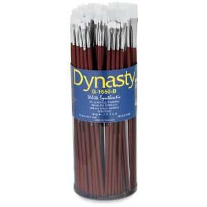  Dynasty Brush Canister B 1550B White Synthetic Brights 